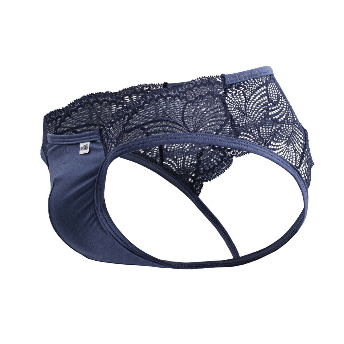 CandyMan Lace Jockstrap - Navy