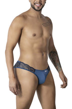 CandyMan Lace Jockstrap - Navy