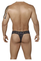 CandyMan Peek a Boo Thongs - Black