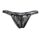 CandyMan Double Lace Thongs - Black