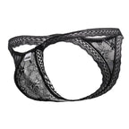 CandyMan Double Lace Thongs - Black