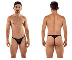 CandyMan Lace G-String Thongs - Black