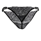 CandyMan Lace G-String Thongs - Black