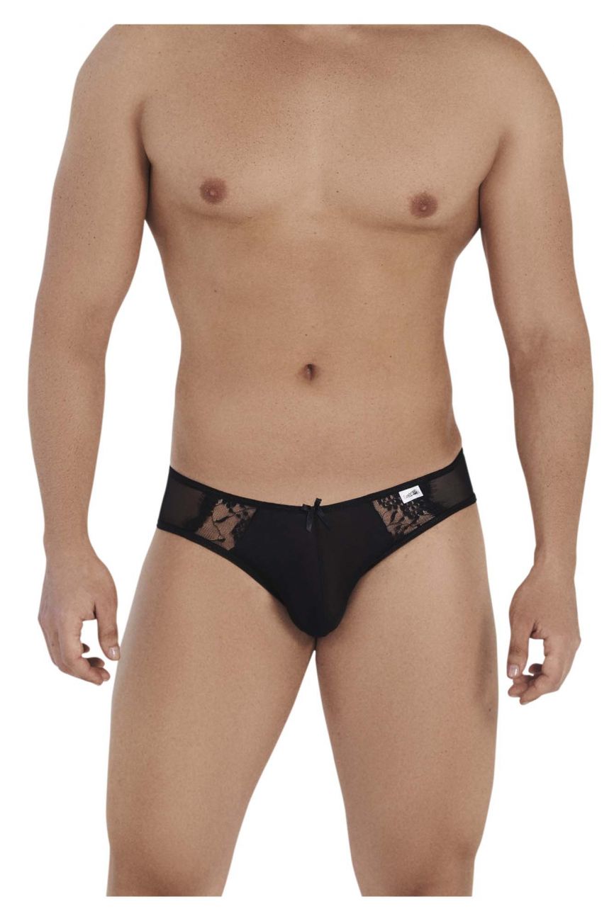 CandyMan Lace Mesh Jockstrap - Black