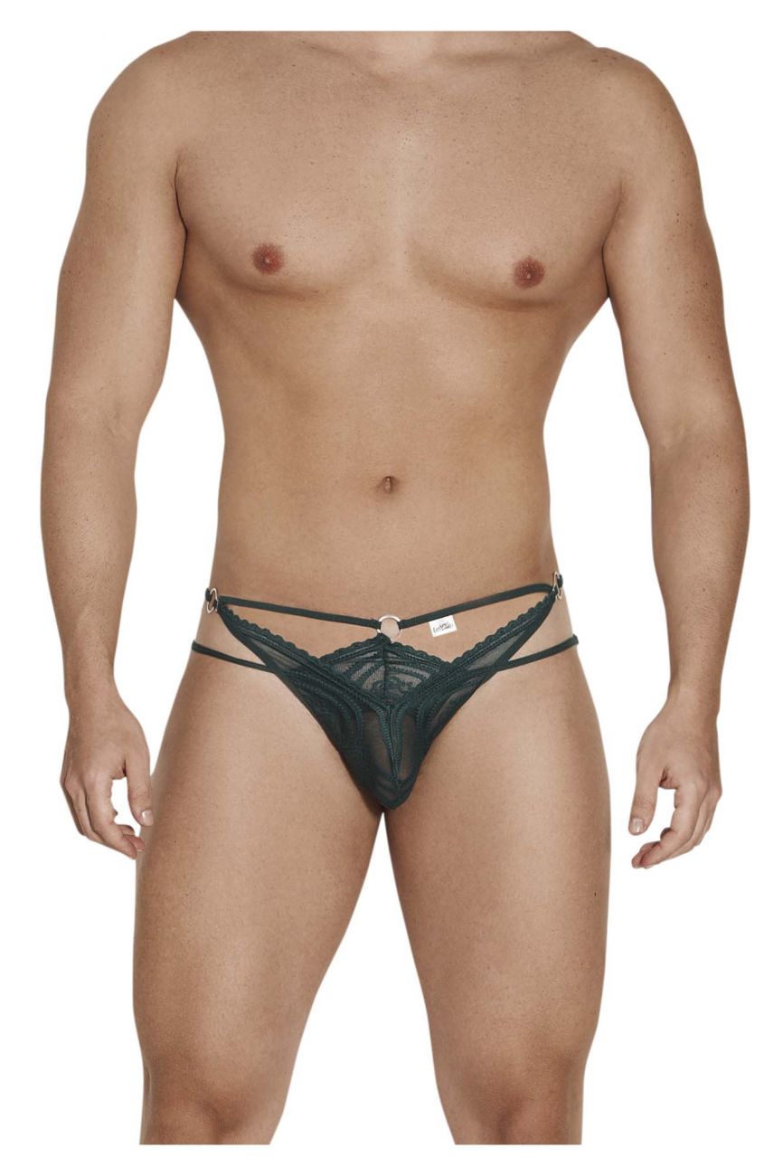 CandyMan Double Thongs - Hunter Green