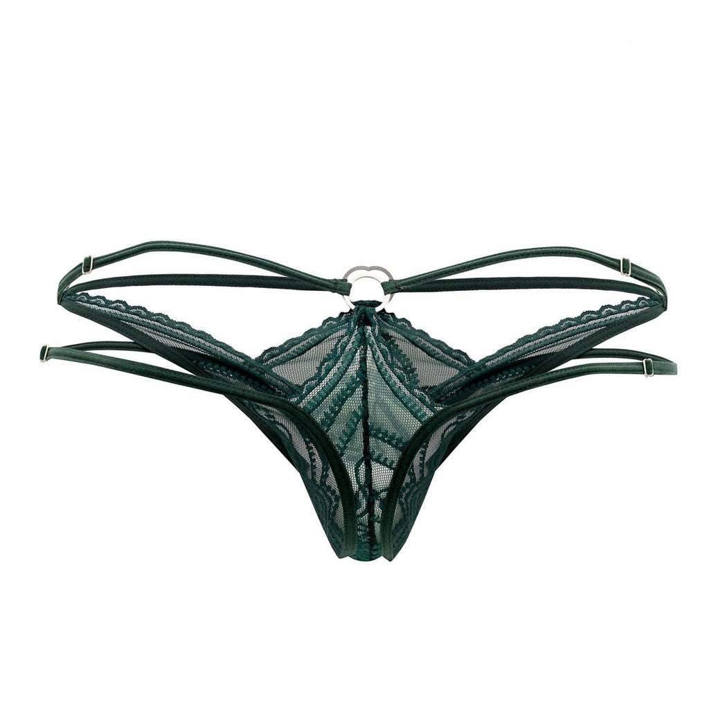 CandyMan Double Thongs - Hunter Green