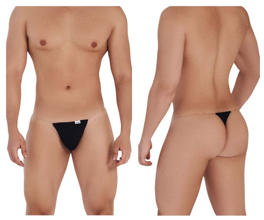 CandyMan Invisible Micro Thongs - Black