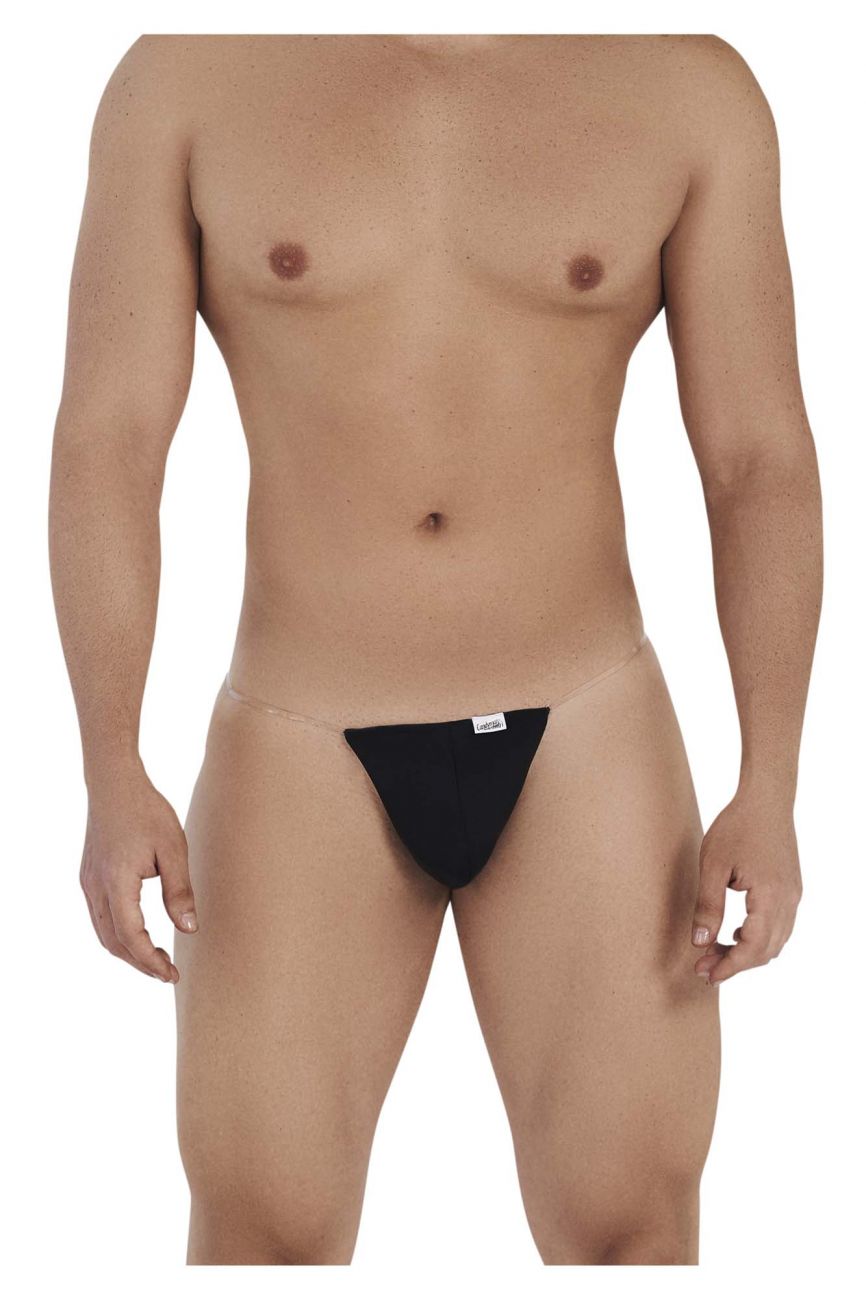 CandyMan Invisible Micro Thongs - Black
