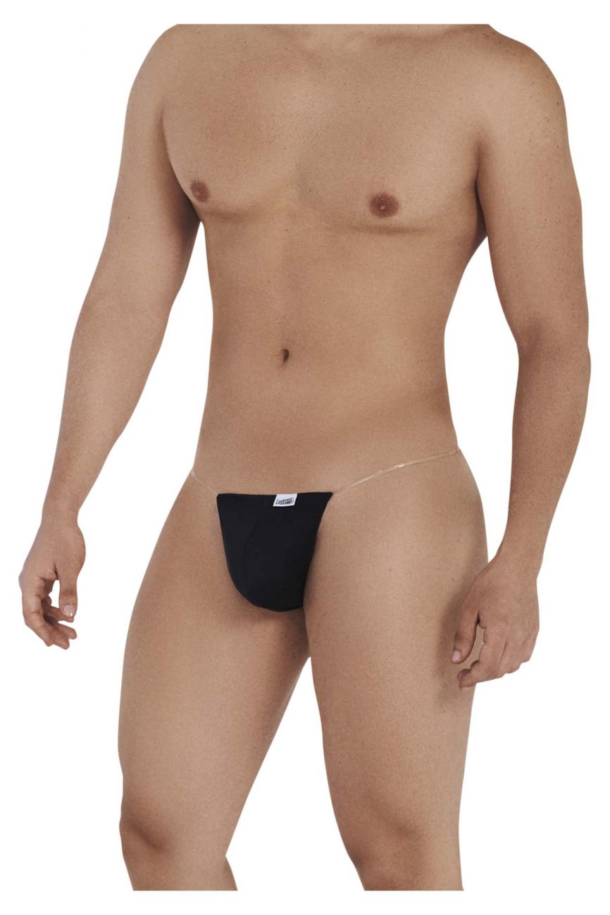 CandyMan Invisible Micro Thongs - Black