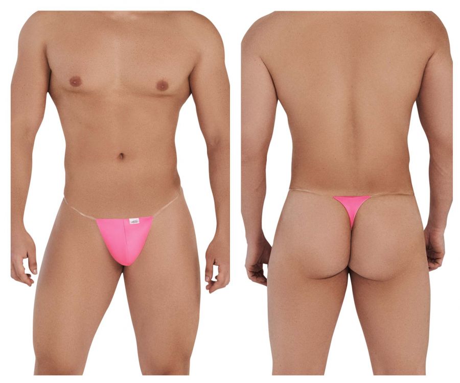 CandyMan Invisible Micro Thongs - Hot Pink