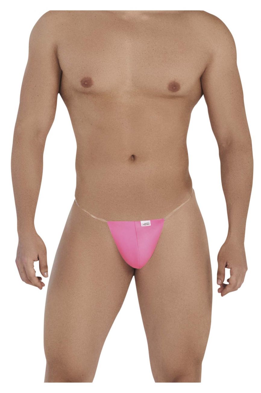 CandyMan Invisible Micro Thongs - Hot Pink