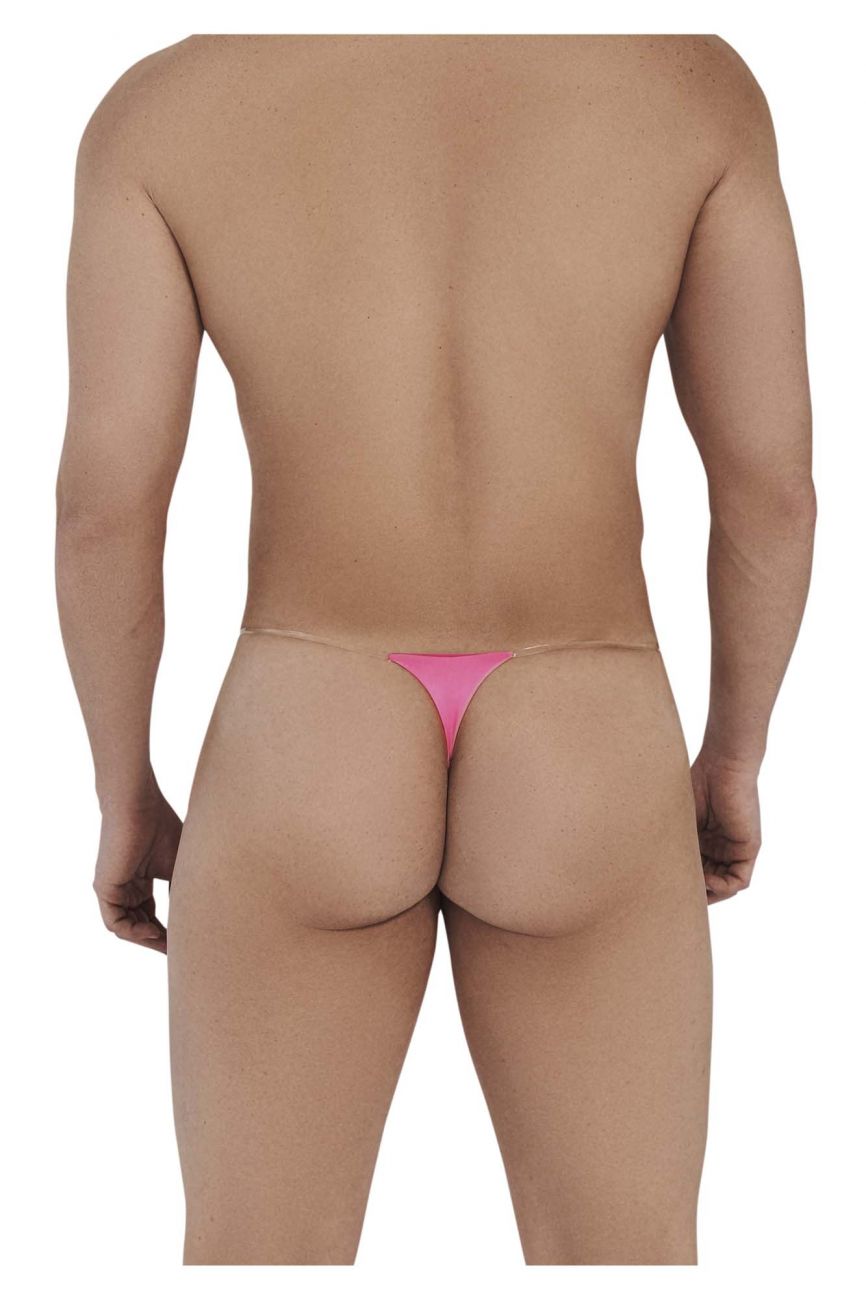 CandyMan Invisible Micro Thongs - Hot Pink