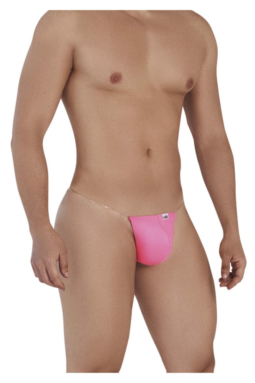 CandyMan Invisible Micro Thongs - Hot Pink
