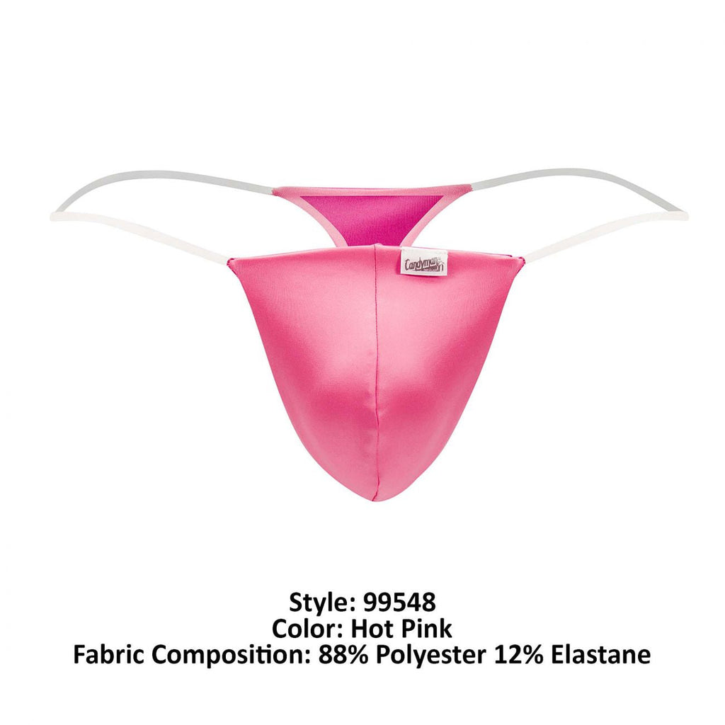 CandyMan Invisible Micro Thongs - Hot Pink