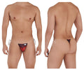 CandyMan Invisible Micro G-String - Red Prints