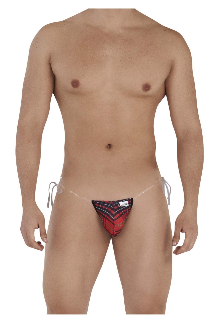 CandyMan Invisible Micro G-String - Red Prints