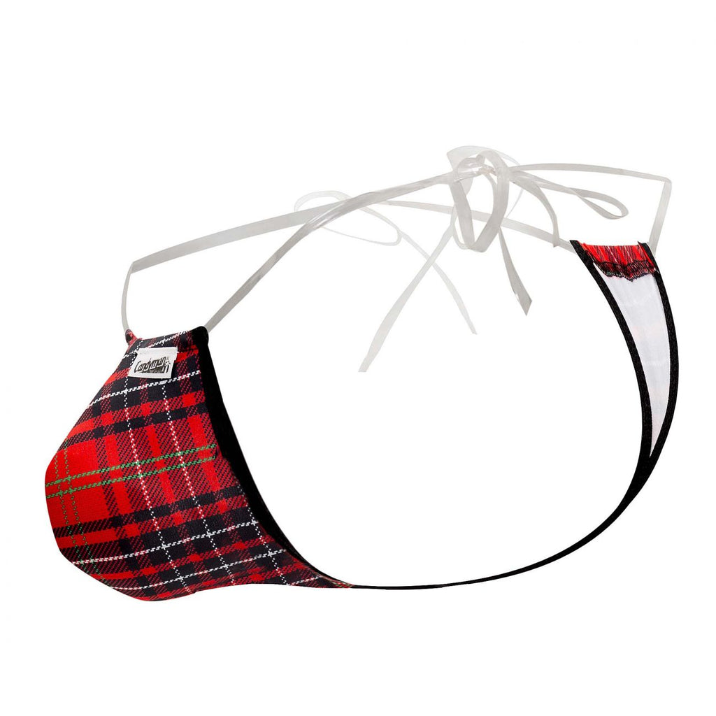 CandyMan Invisible Micro G-String - Red Prints