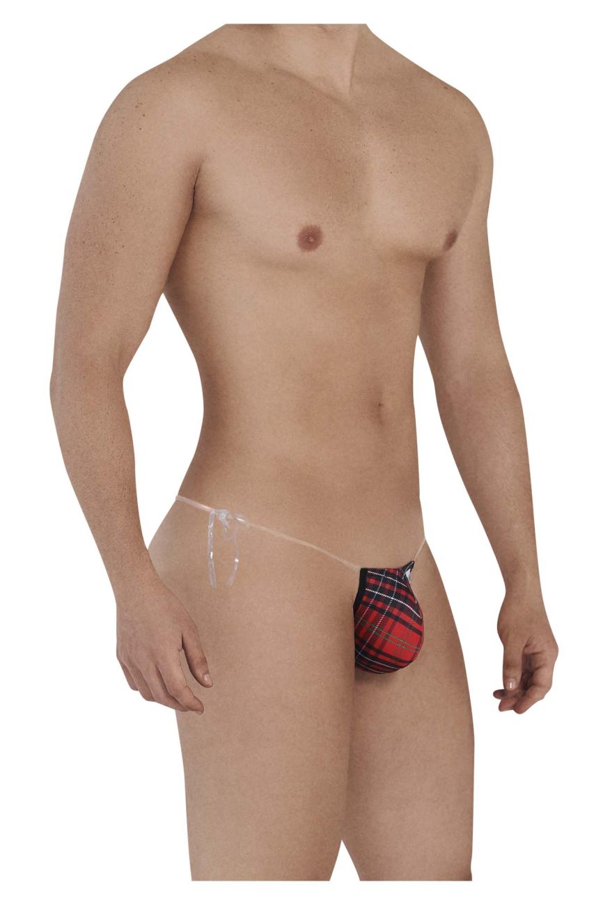 CandyMan Invisible Micro G-String - Red Prints