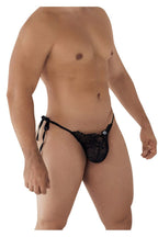CandyMan Lace Heart Bikini - Black