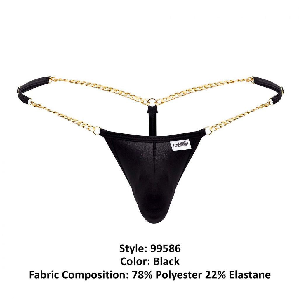 CandyMan Chain G-String - Black