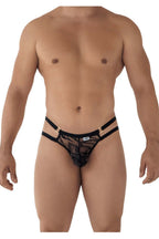 CandyMan Lace and Chain Bikini - Black