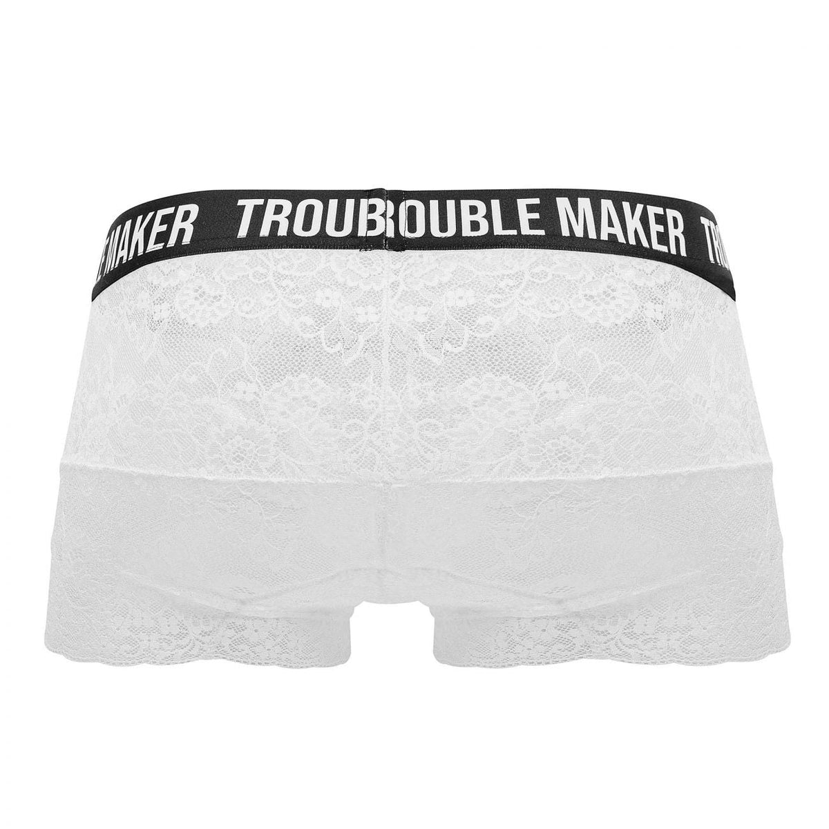 CandyMan Trouble Maker Lace Trunks - White