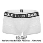 CandyMan Trouble Maker Lace Trunks - White