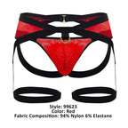 CandyMan Garter Jockstrap - Red