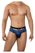 CandyMan Lace Jockstrap - Blue