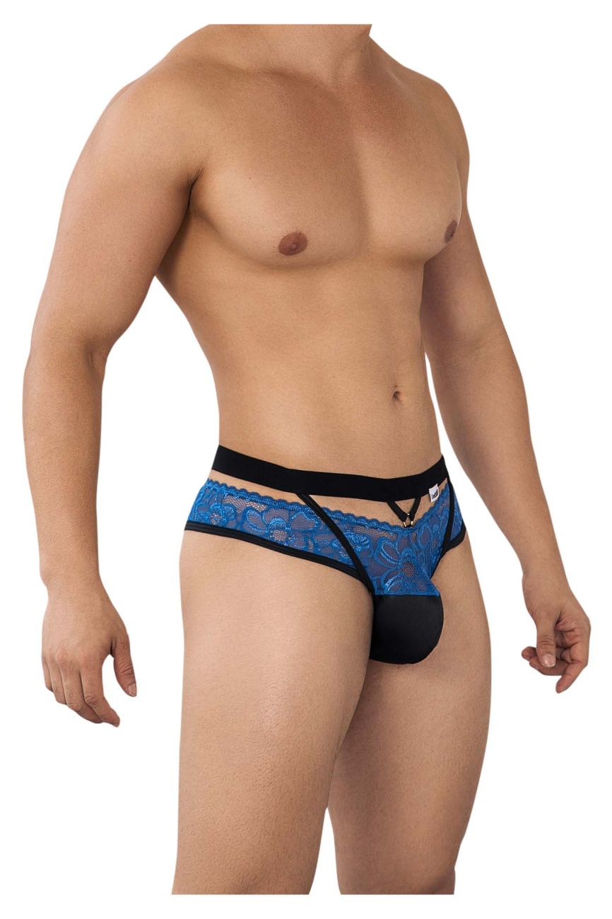 CandyMan Lace Jockstrap - Blue