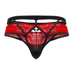 CandyMan Lace Jockstrap - Red