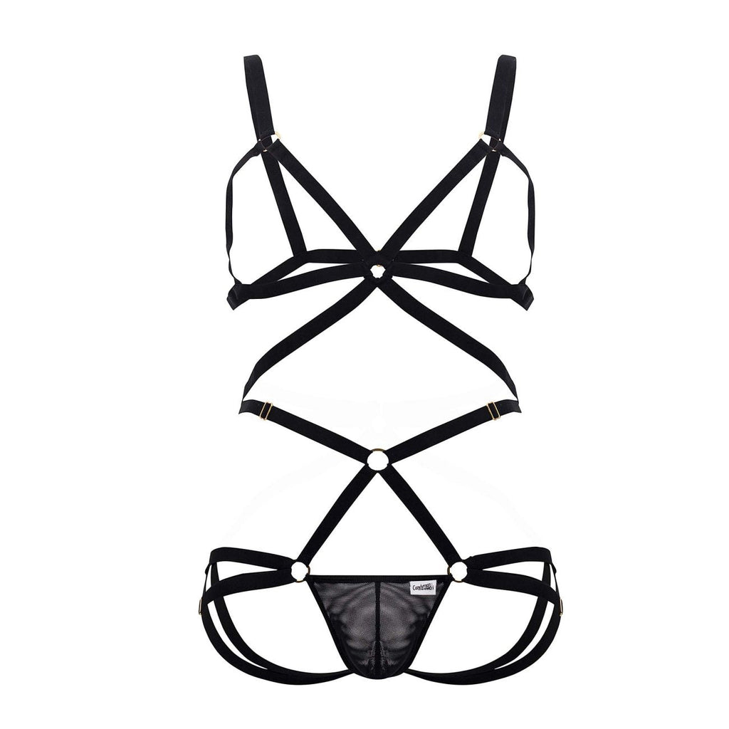 CandyMan Harness Two Piece Set - Black