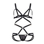 CandyMan Harness Two Piece Set - Black