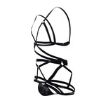 CandyMan Harness Two Piece Set - Black
