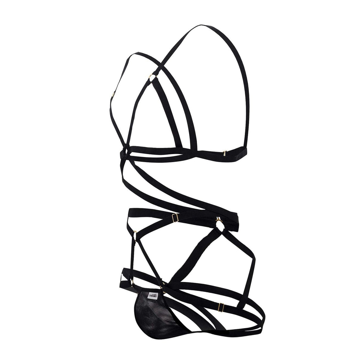 CandyMan Harness Two Piece Set - Black