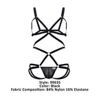 CandyMan Harness Two Piece Set - Black