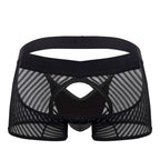 CandyMan Opaque Pouch Mesh Trunks - Black