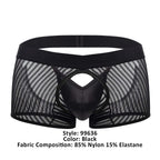 CandyMan Opaque Pouch Mesh Trunks - Black