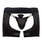 CandyMan Chaps Thongs - Black