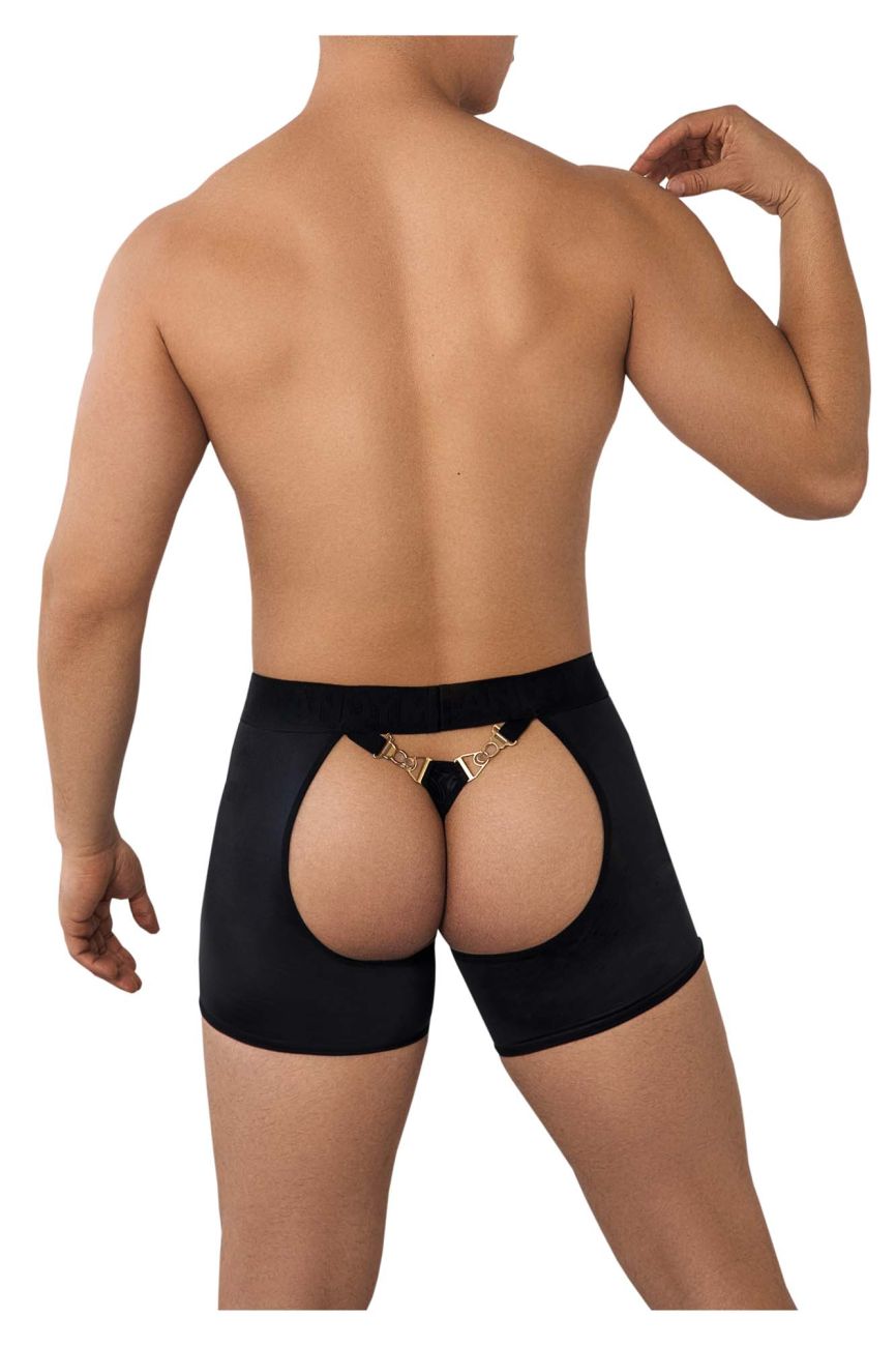 CandyMan Chaps Thongs - Black