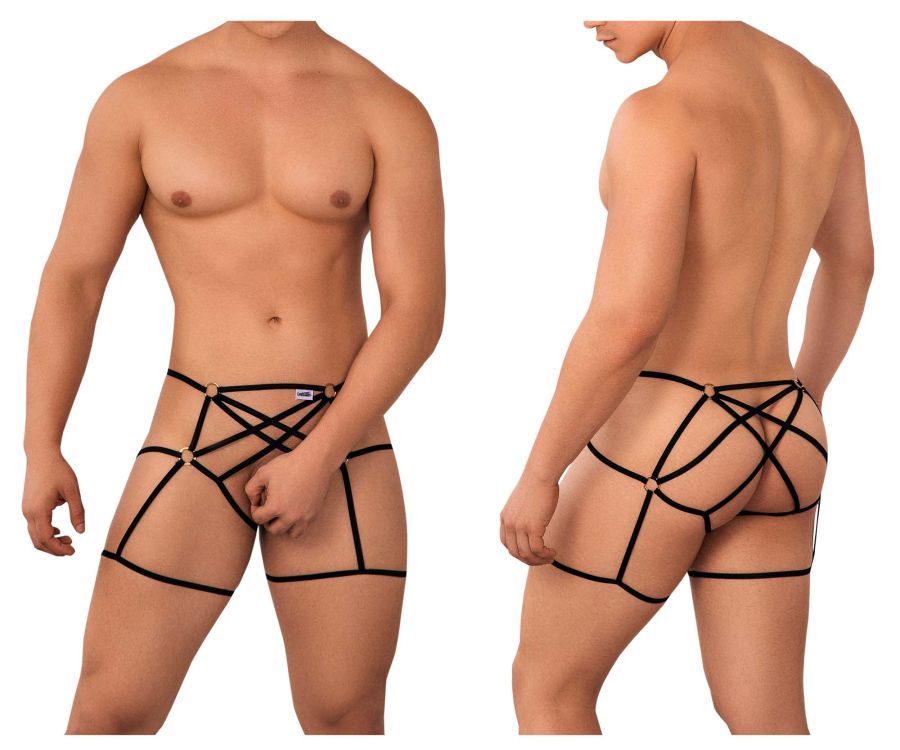 CandyMan Cage Jockstrap - Black