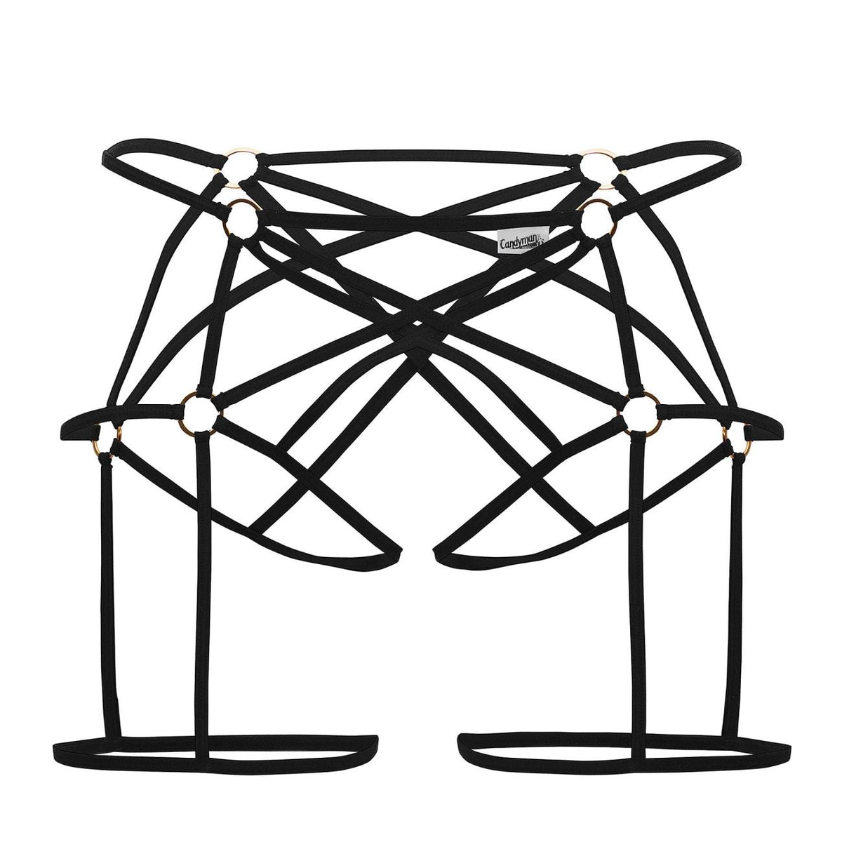 CandyMan Cage Jockstrap - Black