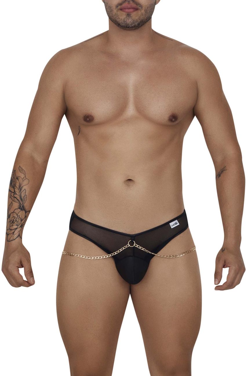 CandyMan Chain Jock Briefs - Black