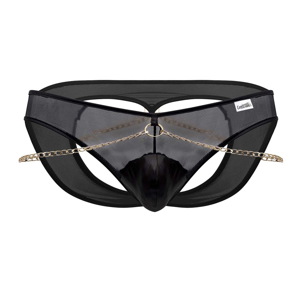 CandyMan Chain Jock Briefs - Black