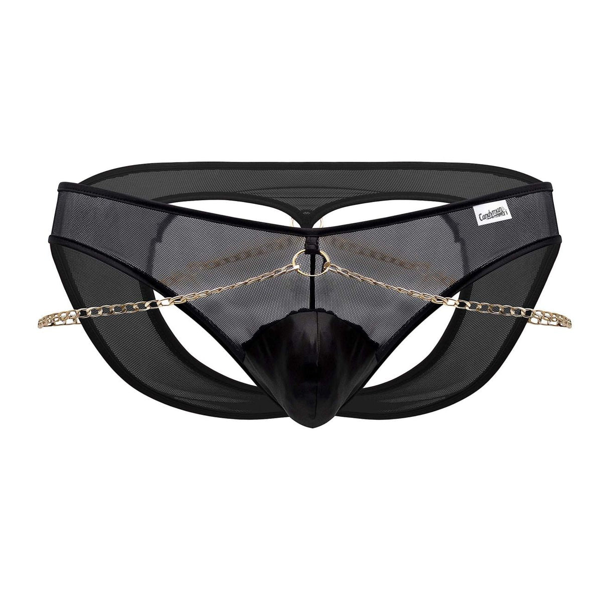 CandyMan Chain Jock Briefs - Black