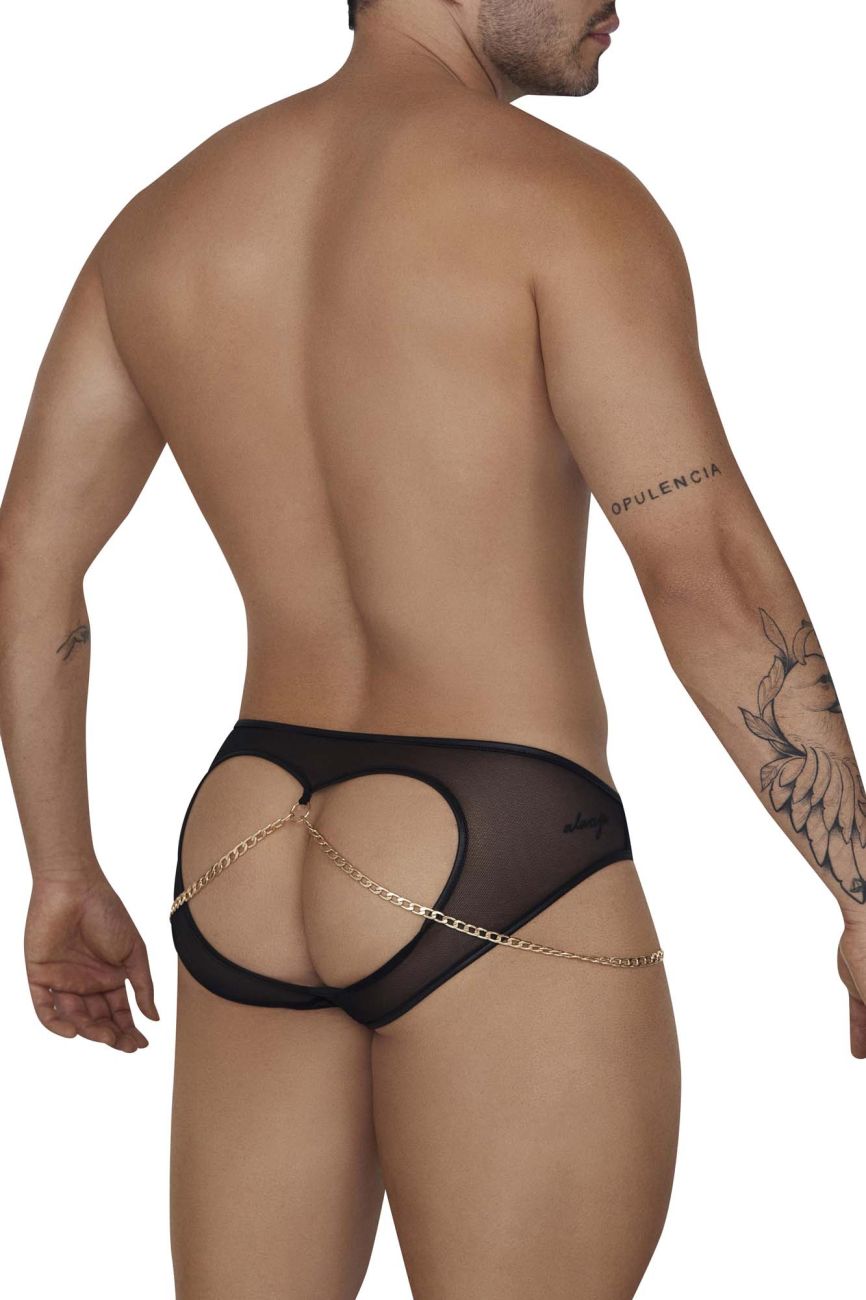 CandyMan Chain Jock Briefs - Black