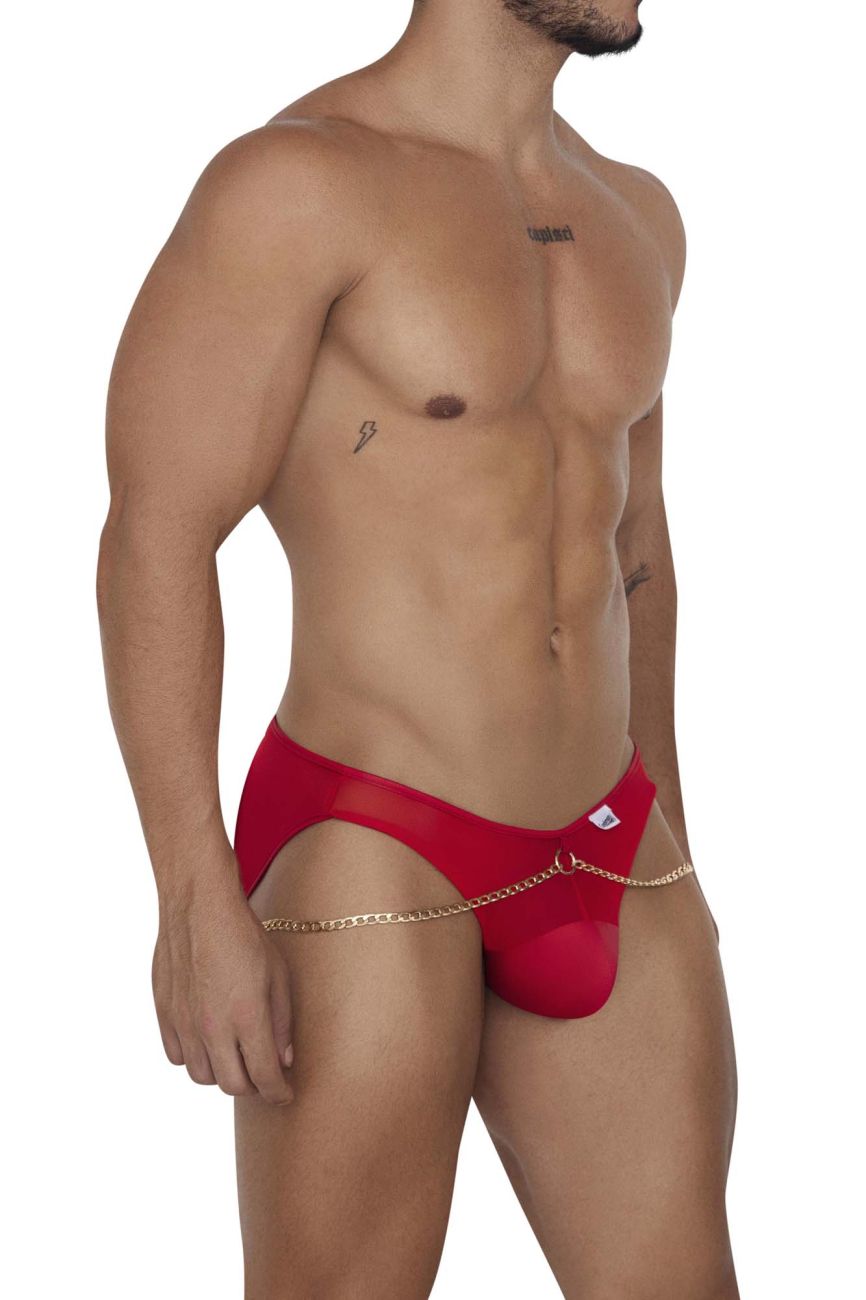 CandyMan Chain Jock Briefs - Red