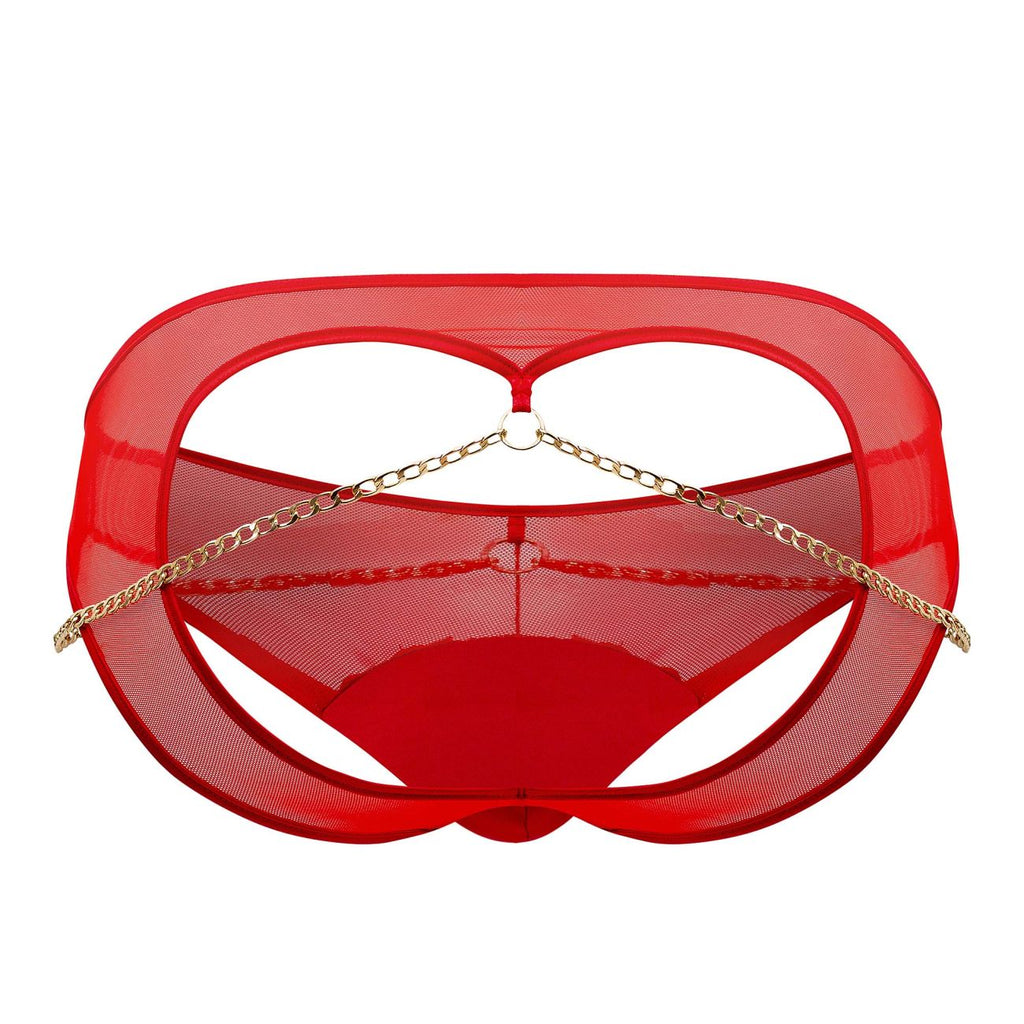 CandyMan Chain Jock Briefs - Red