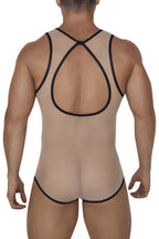 CandyMan Tulle Bodysuit - Beige