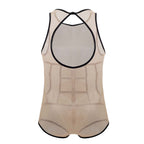 CandyMan Tulle Bodysuit - Beige